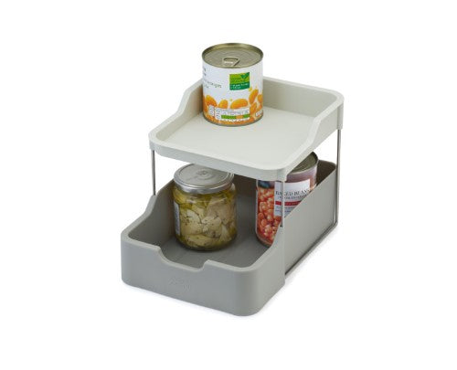 2tier Cupboard Orgniser w/Drawer - Joseph Joseph Duo