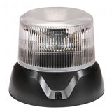 PULSE II LED AMBER WITH CLEAR LENS STROBE FLANGE BASE