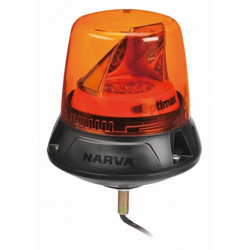 NARVA - OPTIMAX LED ROTATING BEACON AMBER SINGLE BOLT MOUNT