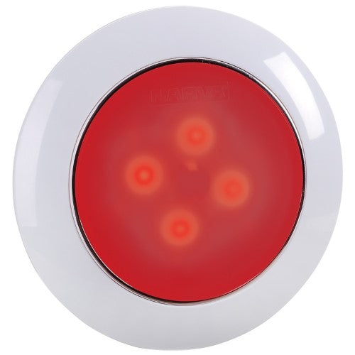 12v 75mm Saturn Lamp Red/White - Narva
