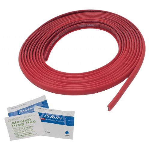 TYPE S - RED SELF ADHESIVE RIM ACCENT TRIM