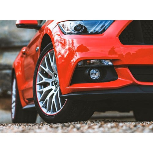 TYPE S - RED SELF ADHESIVE RIM ACCENT TRIM