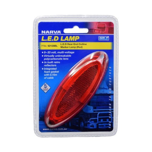 LED 9-33V MDL21 REOM LAMP RED BL