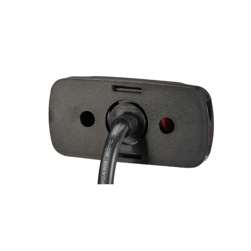 9-33V MDL64 LED FRONT MARKER WHITE 0.5M BLACK BASE