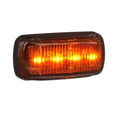9-33V MDL64 LED FRONT MARKER INDICATOR AMBER 0.5M BLACK BASE