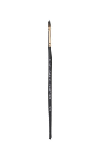 Willow Wolfe Callia Filbert Comb Synthetic Kolinsky BrushFilbert Comb 1/8