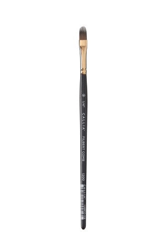 Willow Wolfe Callia Filbert Comb Synthetic Kolinsky BrushFilbert Comb 1/4