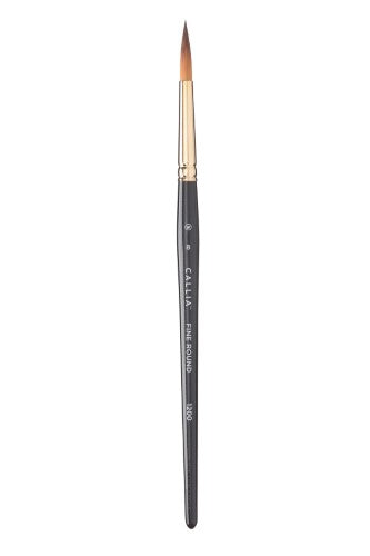 Willow Wolfe Callia Fine Round Synthetic Sable BrushFine Round 8