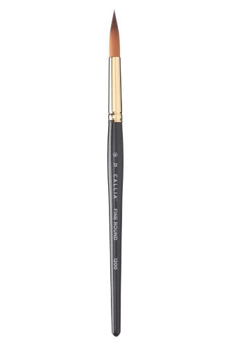 Willow Wolfe Callia Fine Round Synthetic Sable BrushFine Round 12