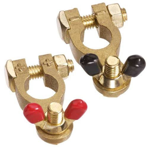 Brass Battery Terminal Wing Nut Pk2 -PROJECTA