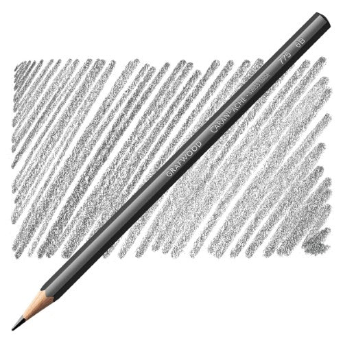 Caran d'Ache Grafwood Artist Graphite Pencils 6B  (Set of 3)