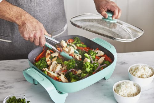 Electric Skillet- Turquoise - Greenlife
