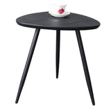 Wooden Side Table - Black - 64cm