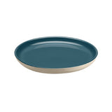 Large Plate 25cm - Blue Flame/Ivory - Emile Henry  - Set of 4