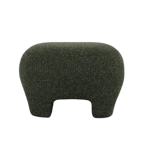 Elle Ottoman - Forest Green