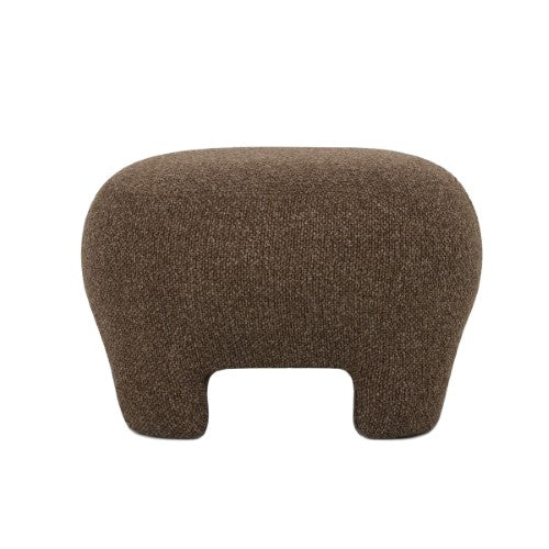 Elle Ottoman - Driftwood
