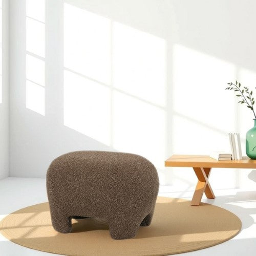 Elle Ottoman - Driftwood