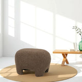 Elle Ottoman - Driftwood
