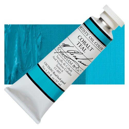M Graham 37ml Artists' Oil Paints COBALT TEAL
