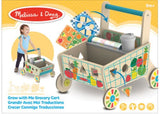 Melissa & Doug - Wooden Grow with Me Grocery Cart