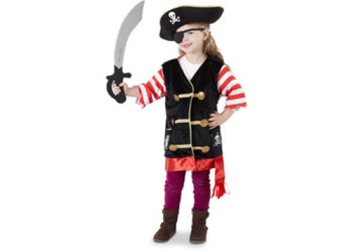 Melissa & Doug - Pirate Role Play Costume Set - Pack of 3