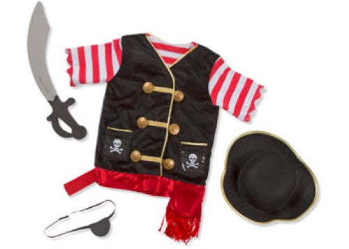 Melissa & Doug - Pirate Role Play Costume Set - Pack of 3