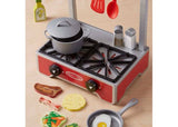 Melissa & Doug - Deluxe Wooden Cooktop Set