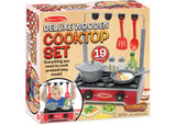 Melissa & Doug - Deluxe Wooden Cooktop Set
