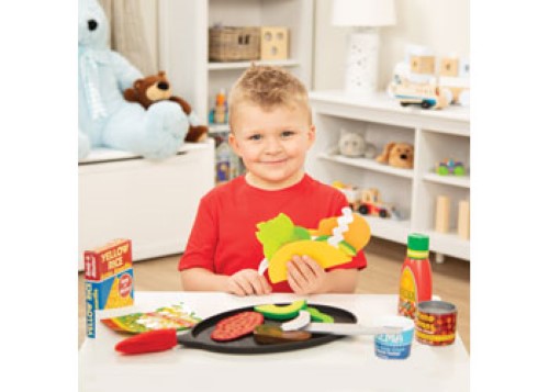 Melissa & Doug - Fill & Fold Taco & Tortilla Set