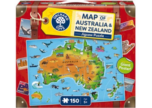 Orchard Jigsaw - Map of Australia & New Zealand