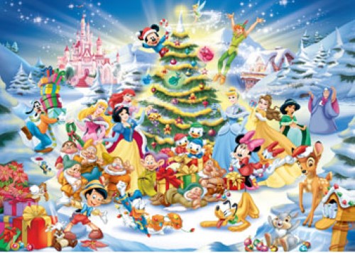 Puzzle - Ravensburger- Disney Christmas Eve Puzzle 1000p