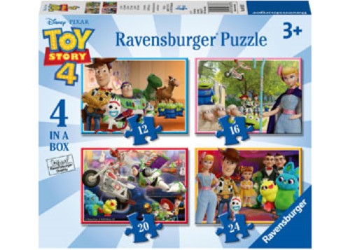 Puzzle - Ravensburger- Disney Toy Story 4 4inaBox 12 16 20 24p