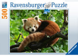 Puzzle - Ravensburger- Cute Red Panda 500p