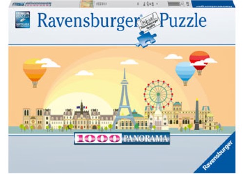 Puzzle - Ravensburger- A Day in Paris 1000p