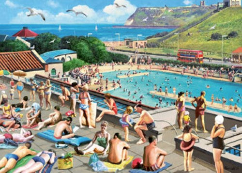 Puzzle - Ravensburger-Leisure Days 8 Scarborough North Bay 1000p