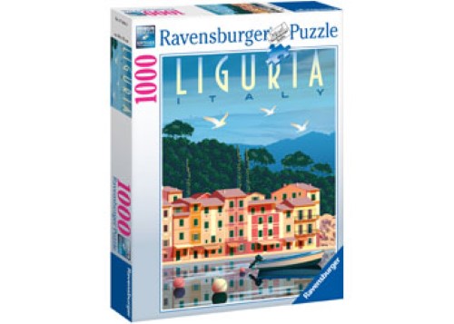 Puzzle - Ravensburger- Postcard from Liguria Italy 1000p