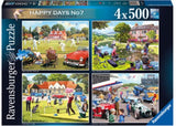 Puzzle - Ravensburger- Happy Days No 7 Favourite Pastimes 4x500p