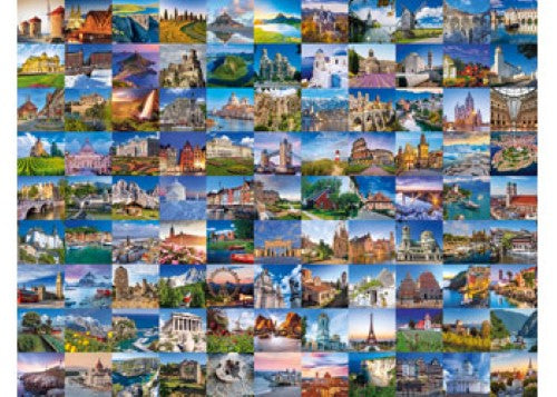 Puzzle - Ravensburger- 99 Places in Europe 2000p