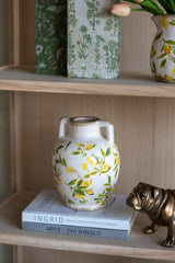 Decorative - Lemon & Leaves Vase - 22cm
