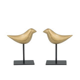 Decorative - Gold Birds Set of 2