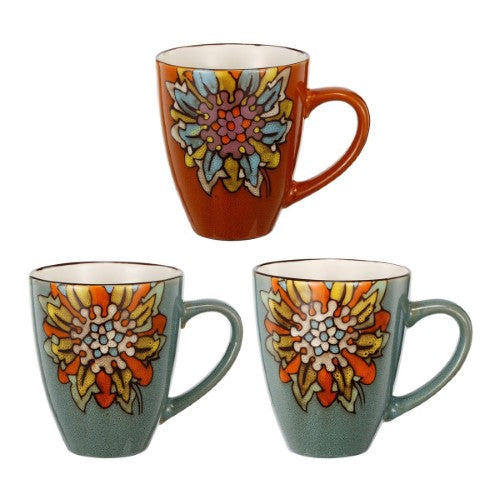 Decorative - BLOSSOM MUGS - Set Of 6