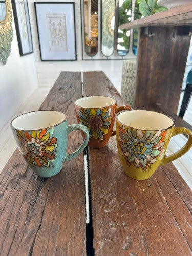 Decorative - BLOSSOM MUGS - Set Of 6