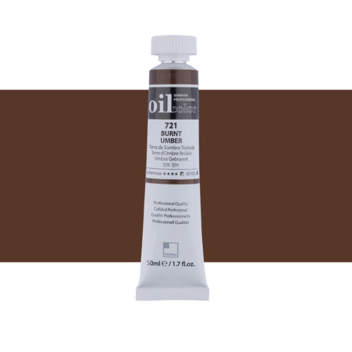 ShinHan Professional 50ml Oil Paint   BURNT UMBER
