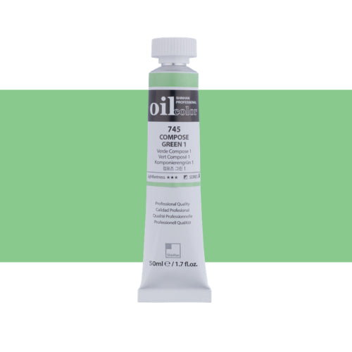 ShinHan Professional 50ml Oil Paint   COMPOSE GREEN 1