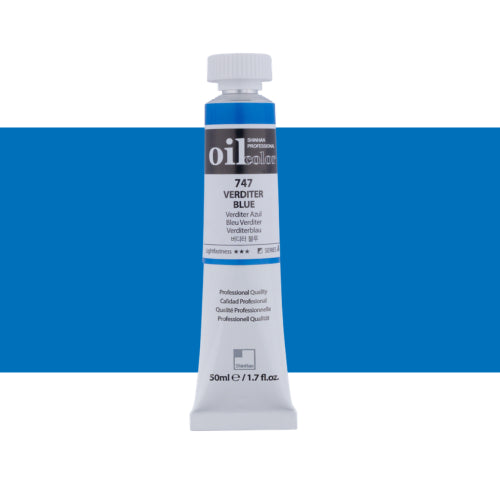 ShinHan Professional 50ml Oil Paint   VERDITER BLUE