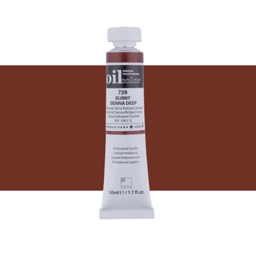 ShinHan Professional 50ml Oil Paint   BURNT SIENNA DEEP