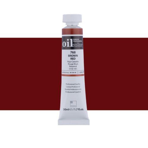 ShinHan Professional 50ml Oil Paint   BROWN RED
