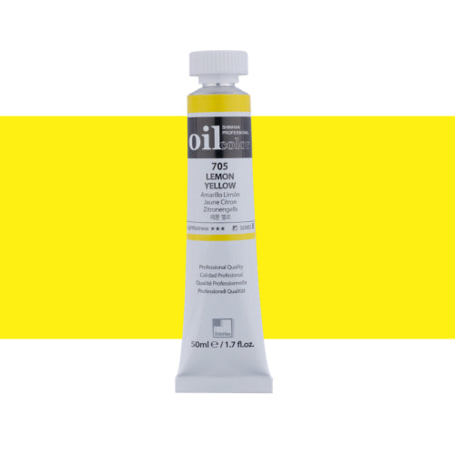 ShinHan Professional 50ml Oil Paint   LEMON YELLOW