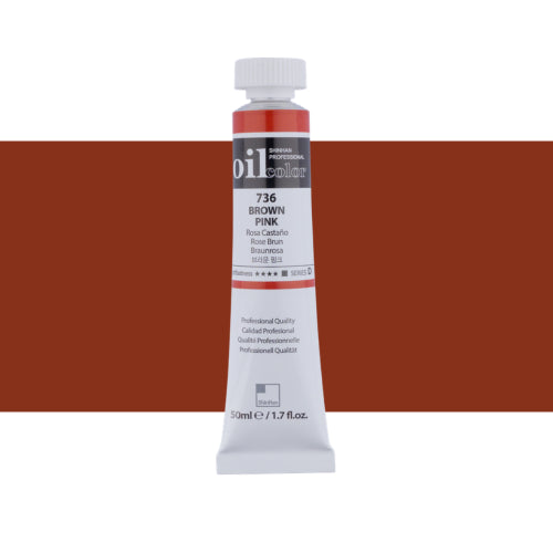 ShinHan Professional 50ml Oil Paint   BROWN PINK