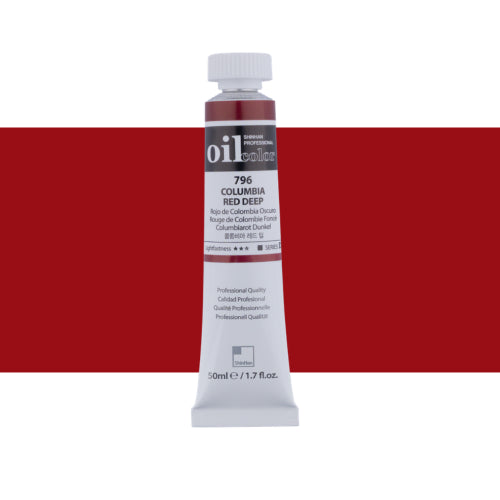 ShinHan Professional 50ml Oil Paint   COLUMBIA RED DEEP